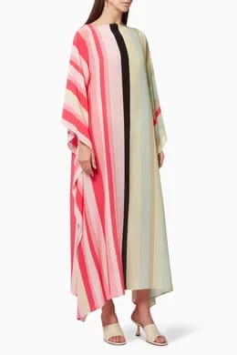 Pink Lines Kaftan HNK-0027
