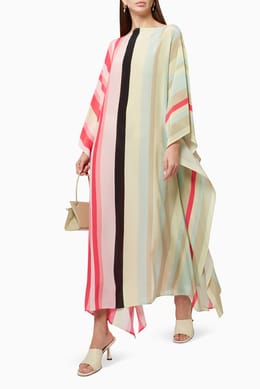 Pink Lines Kaftan HNK-0027