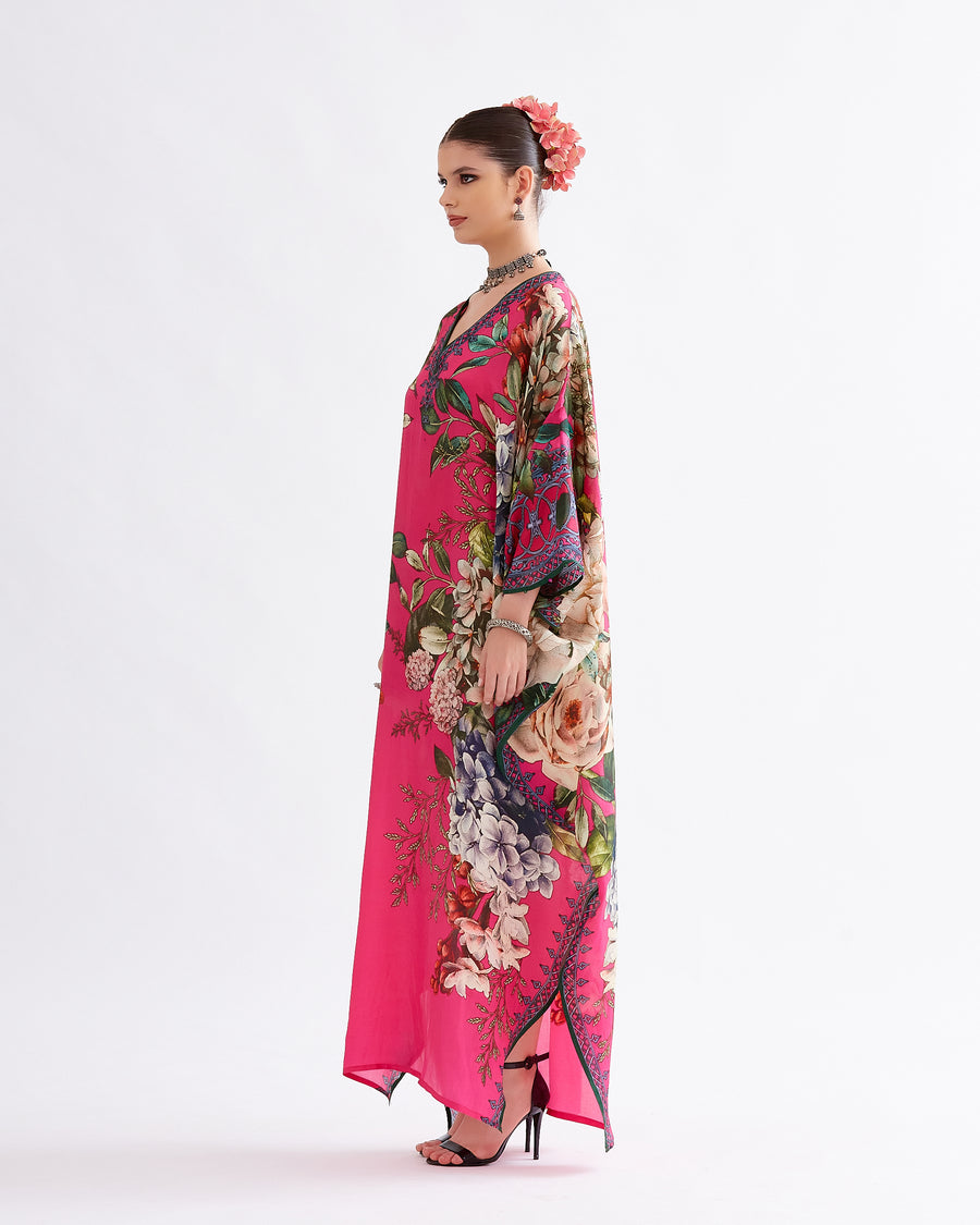Fuchsia Kaftan HLK-0047