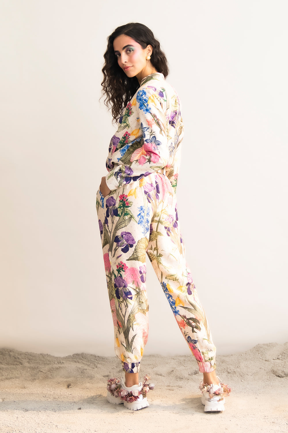 Floral Bomber Jacket Set HCS-0049