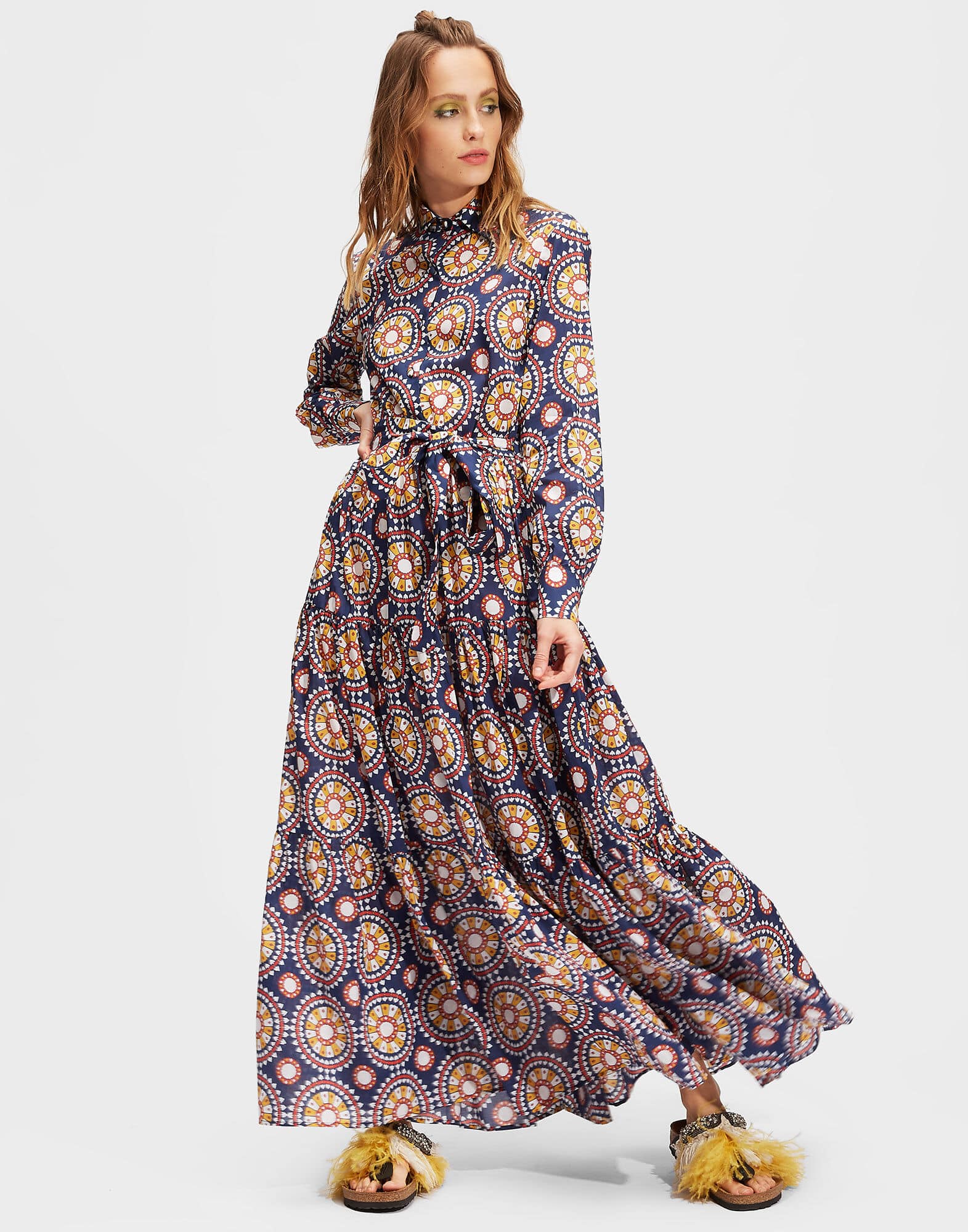 Geometric Circle Frock HWD-0067