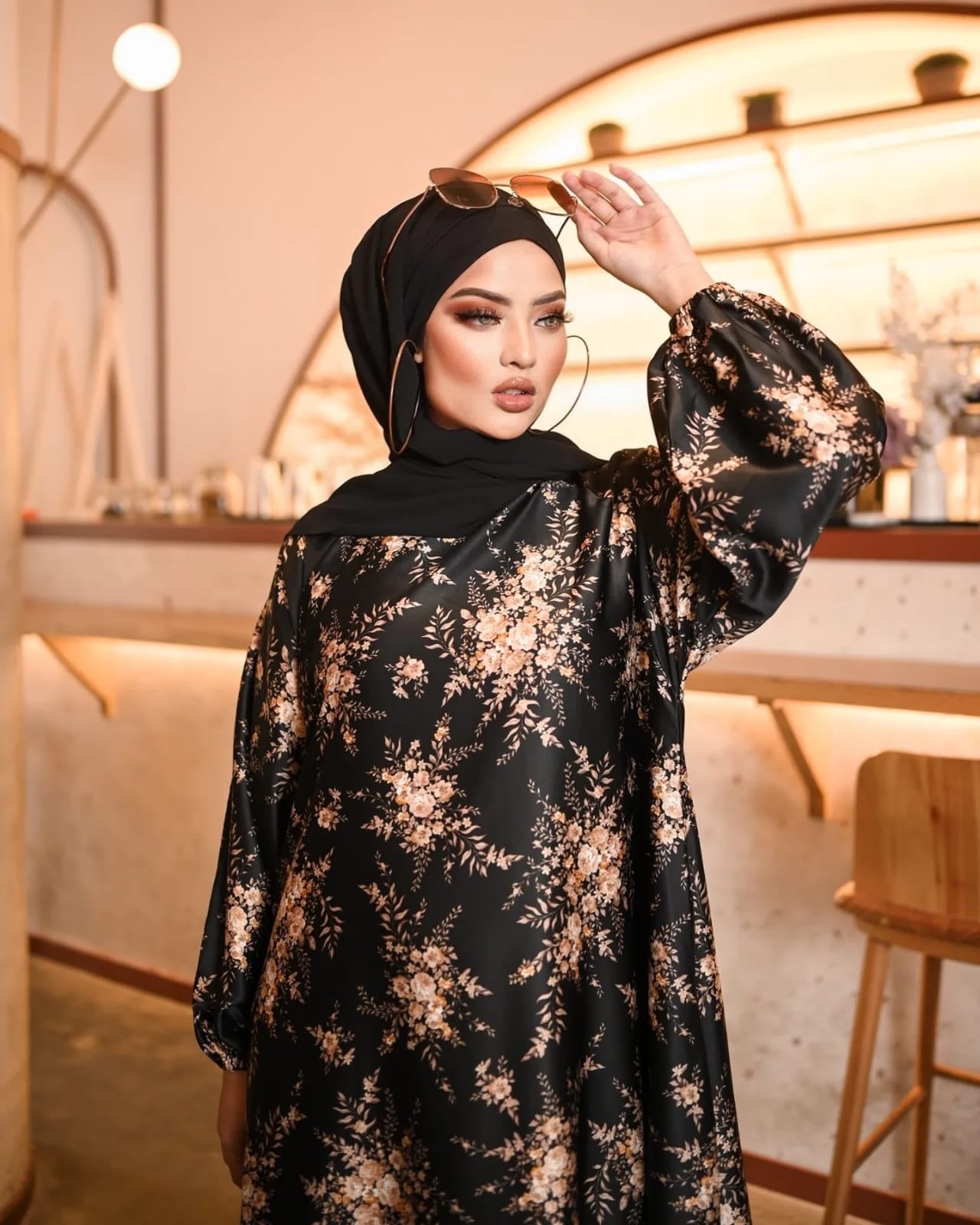 Floral Abaya HAC_0065