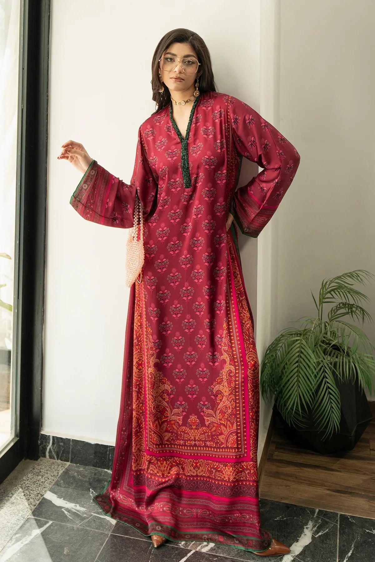 Berry Kaftan Set