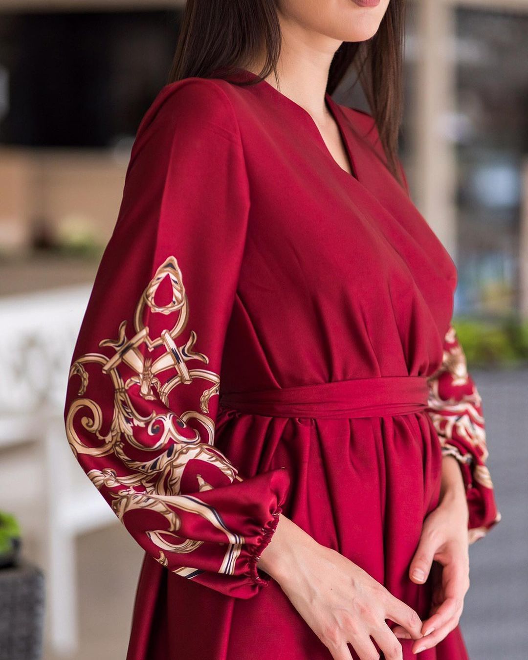 Baroque Long Frock HLF-0044